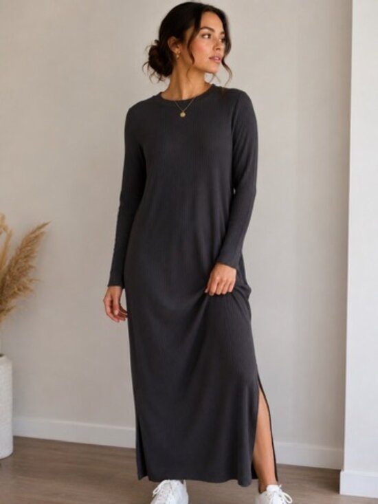 Old Navy Dresses & Skirts - Old Navy Ribbed Midi Dress – Size Medium